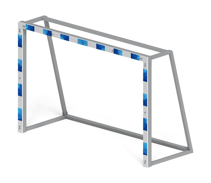 Ворота мини футбольные (черные) (с креплением сетки) - СО 2.60.04-03 Габариты (ШхДхВ): 3200х1270х2100