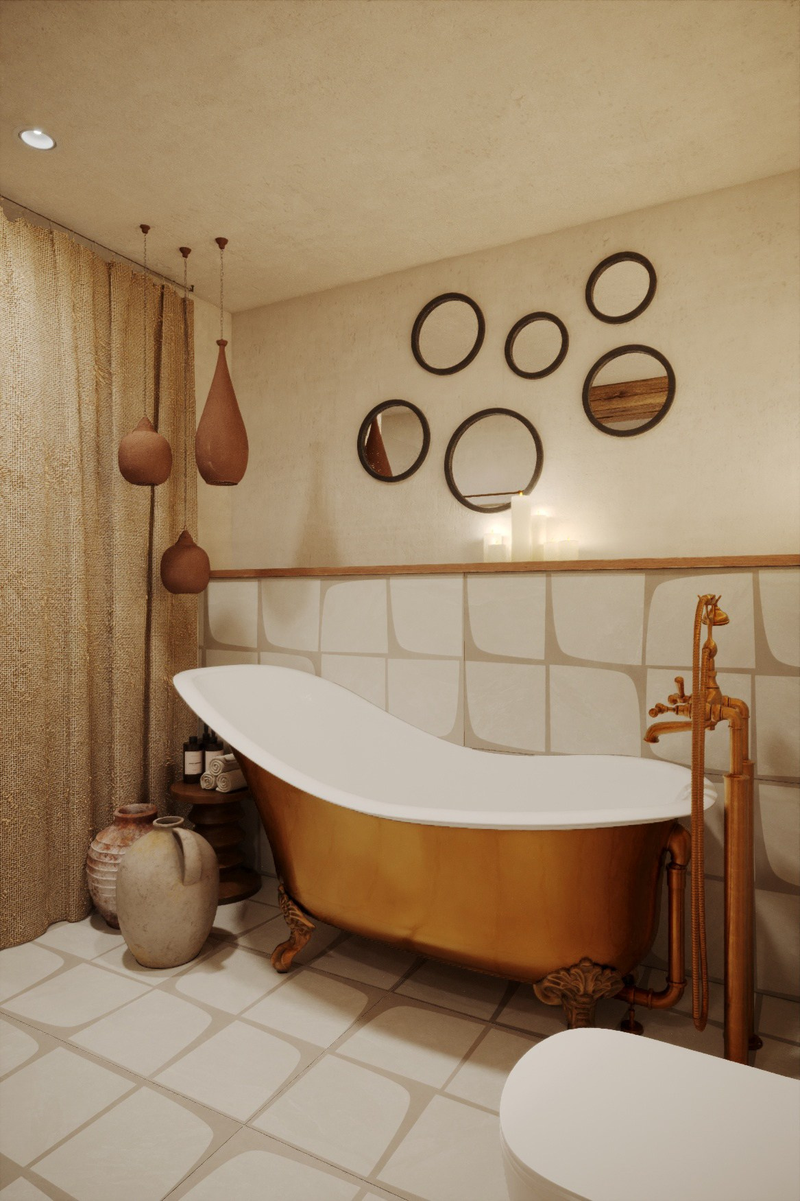 Апартаменты GoldenMile, г. Дубай. Дизайн интерьера от Дмитрия Баландина