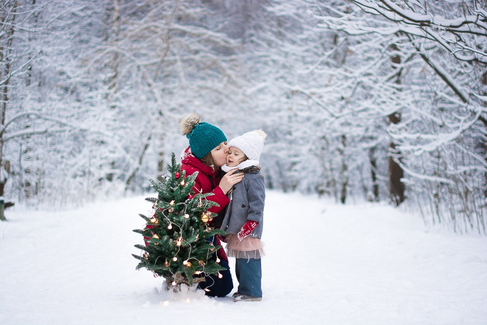 Зима в лесу. Фотосессия беременности — Крылова Натали — Москва