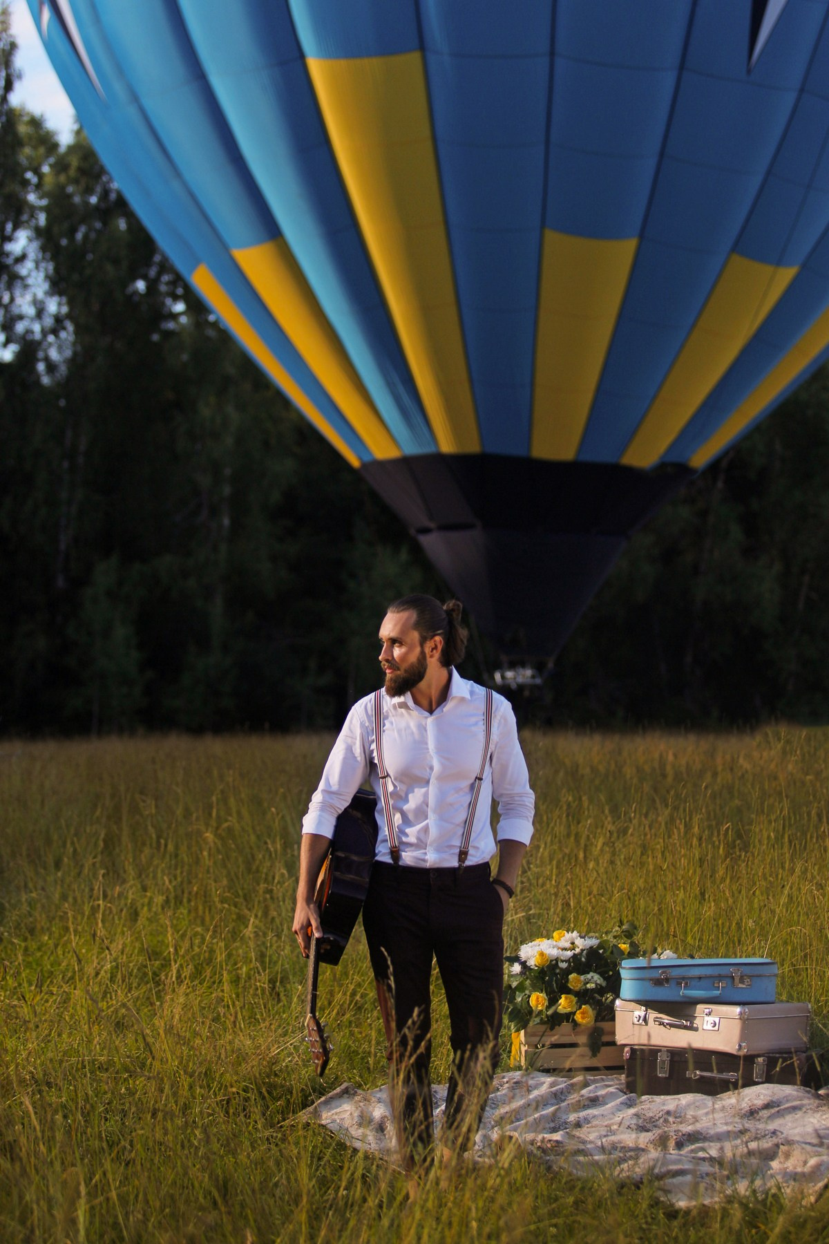 На большом воздушном шаре. Семейный и детский фотограф в Москве Мария Быкова