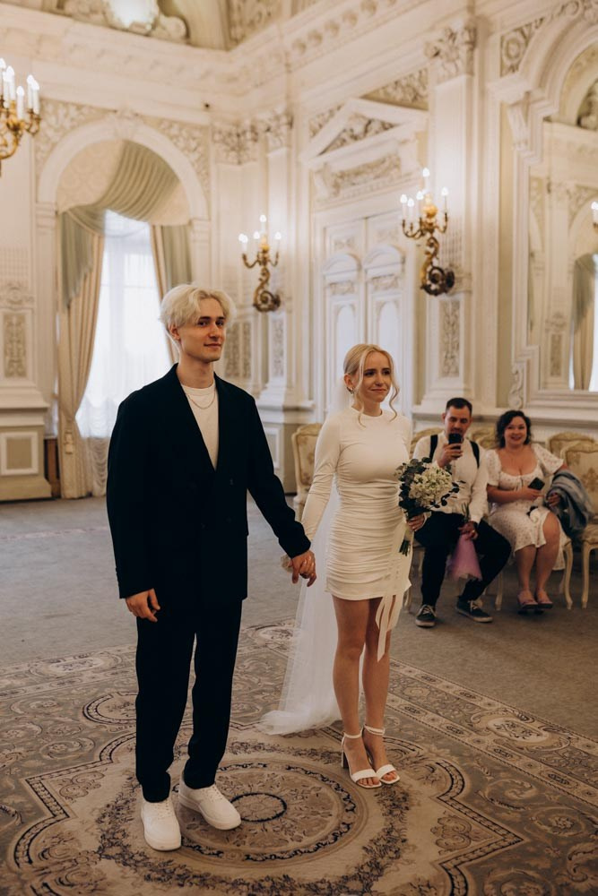 Саша и Вика | Дворец бракосочетания 1. Свадебный и love story фотограф в Санкт-Петербурге