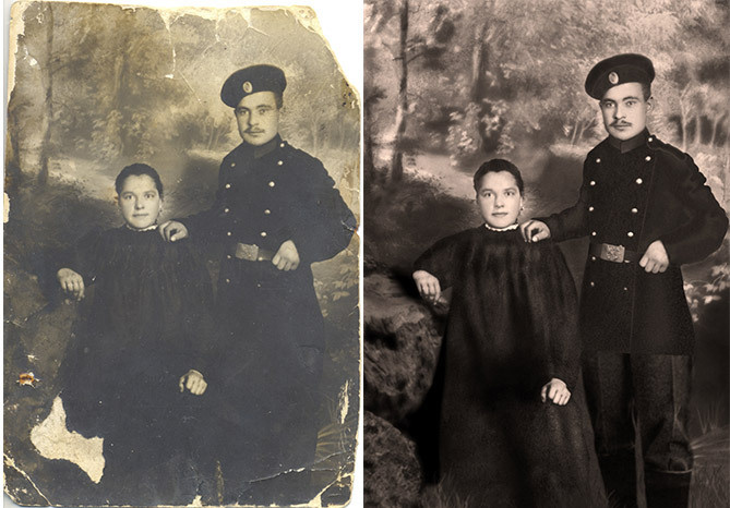 Реставрация фотографий. ФотоЦентр «ФотоФокус» на Авиамоторной