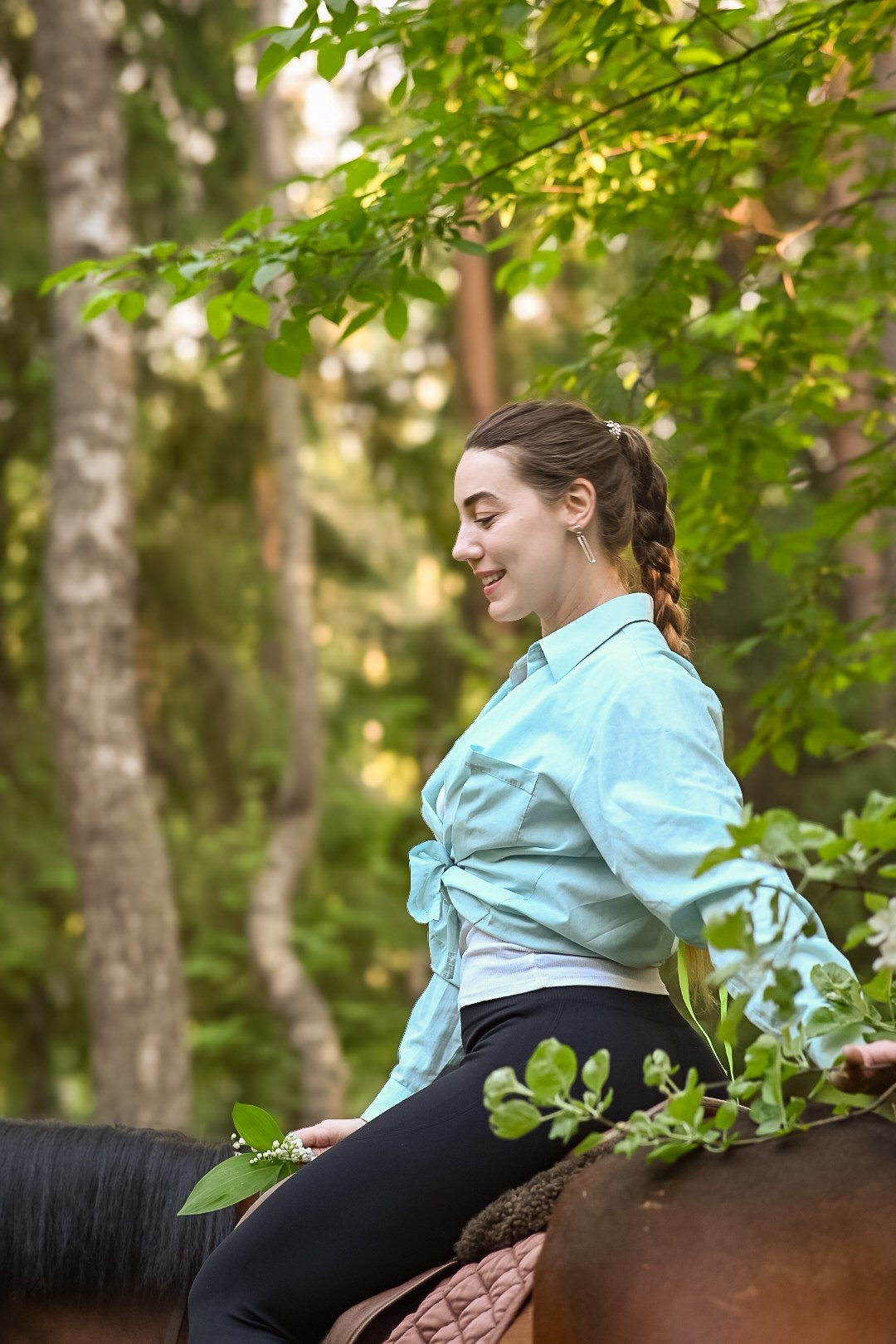 Фотопрогулка верхом. LifeStyle фотограф Анна Воробьёва Санкт-Петербург