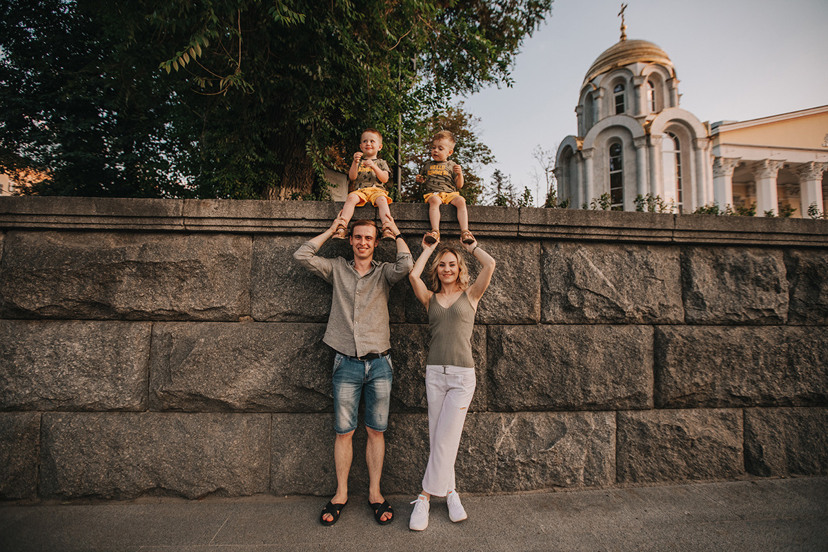 Лето. Город. Семейный фотограф в Белгороде Аня Никифорова