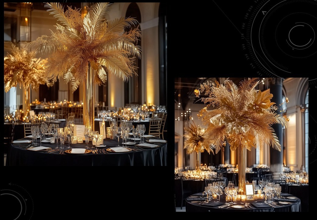 Концепция декора для корпоративного мероприятия в стиле «Лас-Вегас» для LAZAR DECOR. Главная