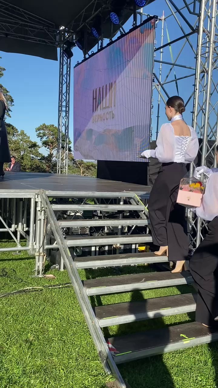 Наградная группа на премии «Наши». Танцевальная шоу-группа «GRANAT»