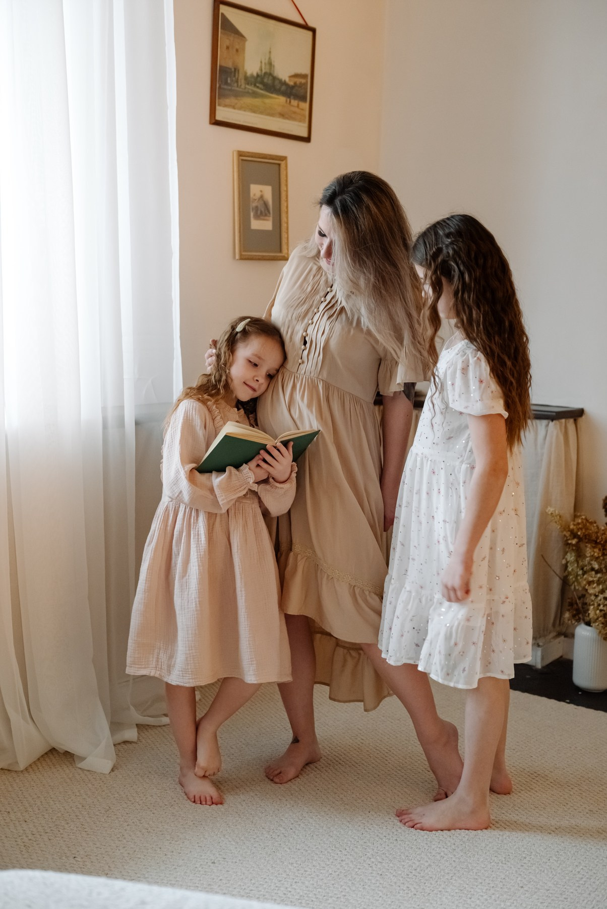 Семейная. Анастасия с дочками. Свадебный и сеейный фотограф в Санкт-Петербурге Елена Худякова