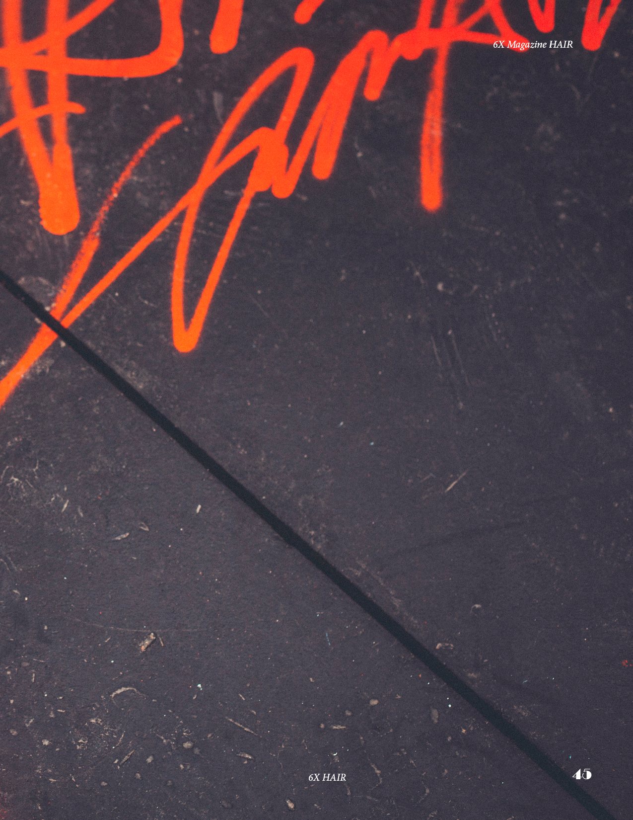 6X Hair Magazine. Фотограф Александра Степанова
