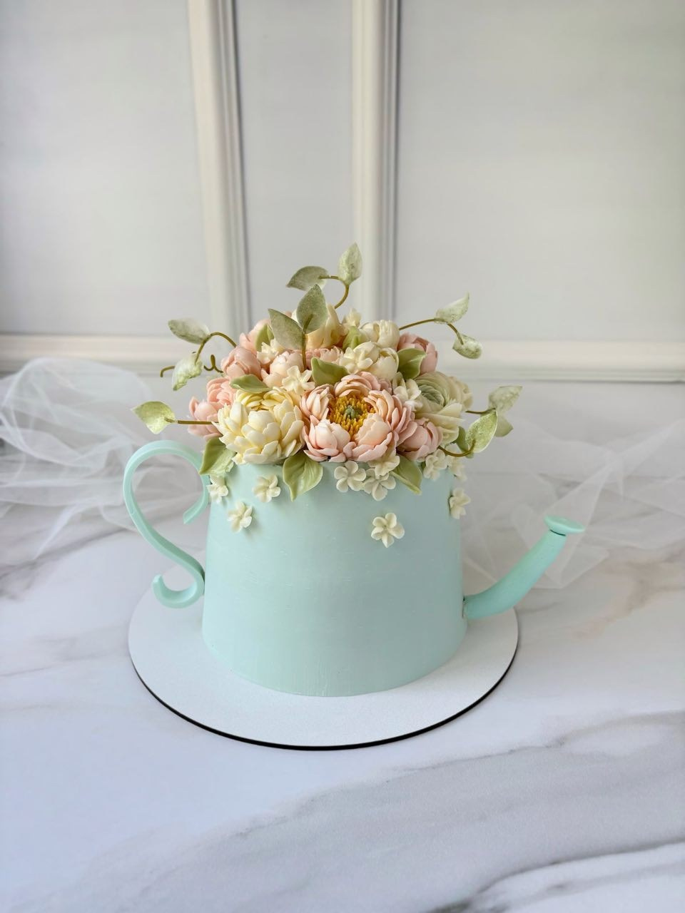 Аникина Юлия / Кремовая флористика в корейской технике