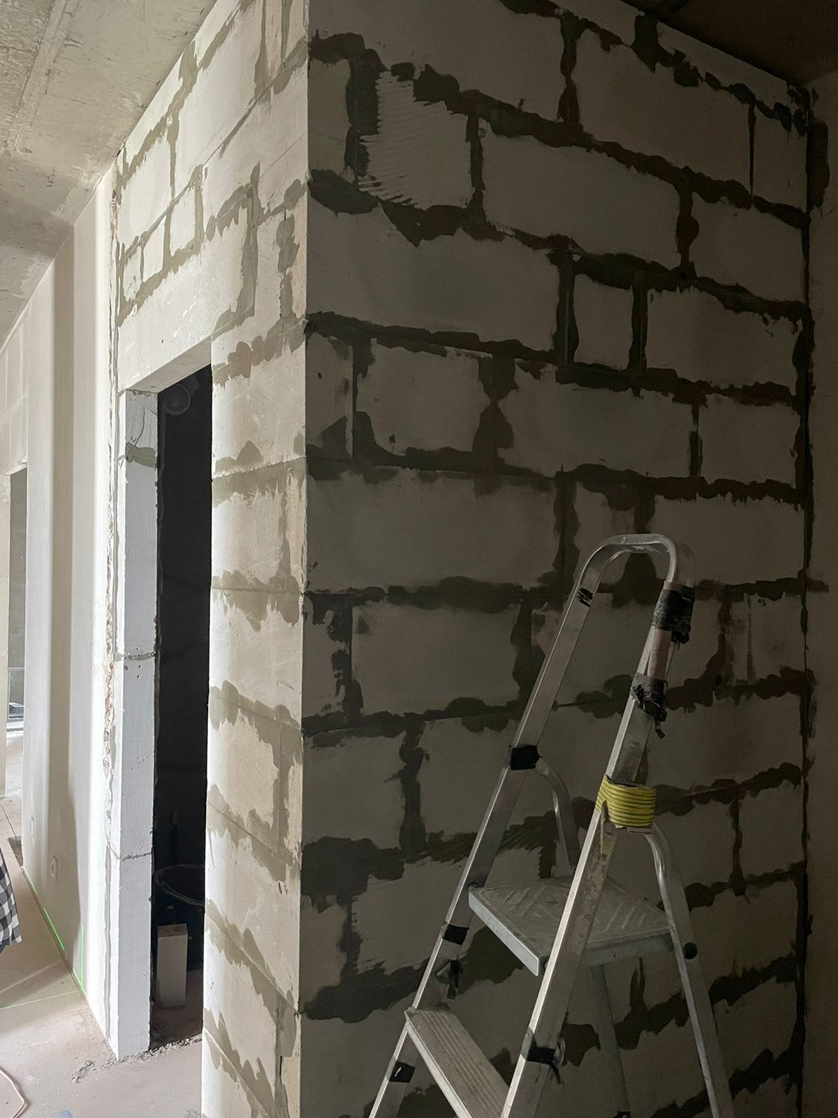 Возведение перегородоок. Мамонт