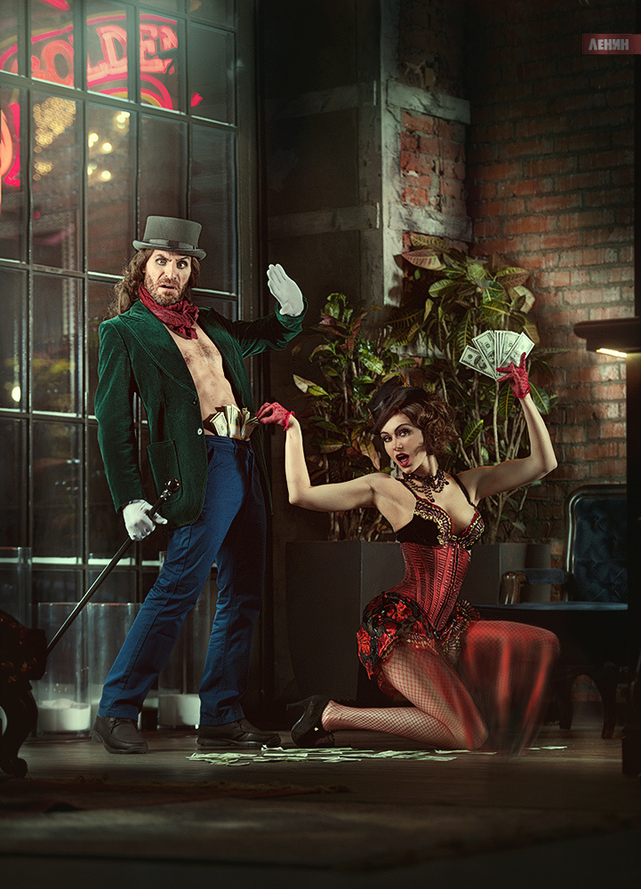 Проект "Звезды в стиле Бурлеска.". Сергей Ленин