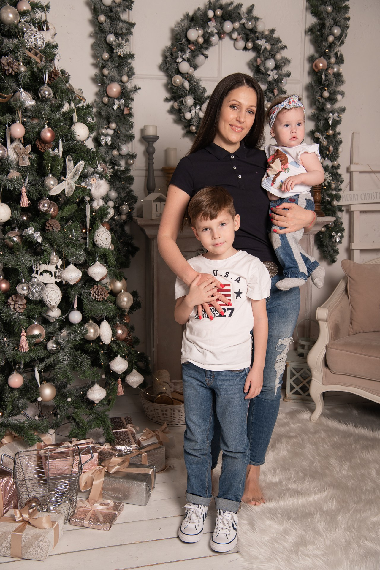 Новогодняя семейная съемка. Фомина Елена Свадебный и семейный фотограф