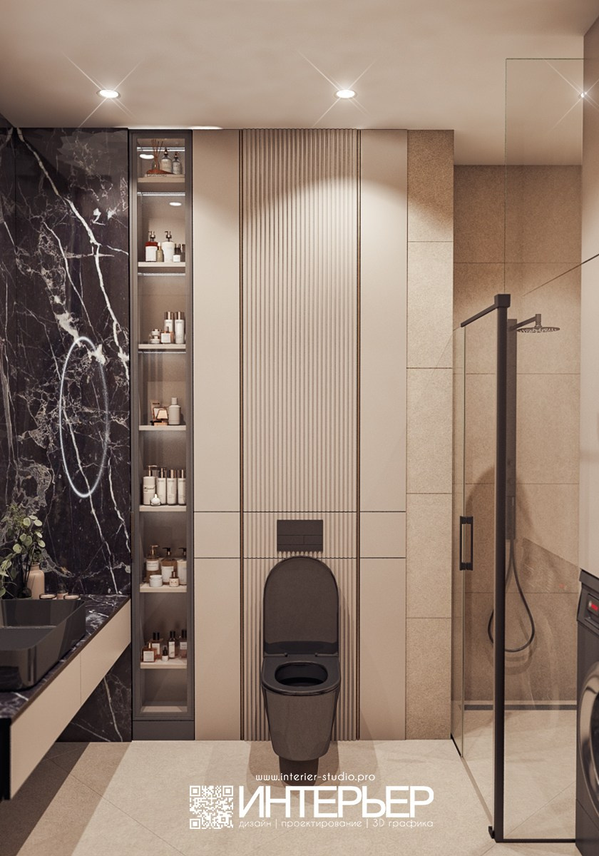 Михаил. ЖК Печорин. Спальня 2 и санузел. Дизайн интерьера, 3D визуализация и 3D моделирование. Создание проектов и чертежей. КМВ: Кисловодск, Пятигорск, Ессентуки и удаленно