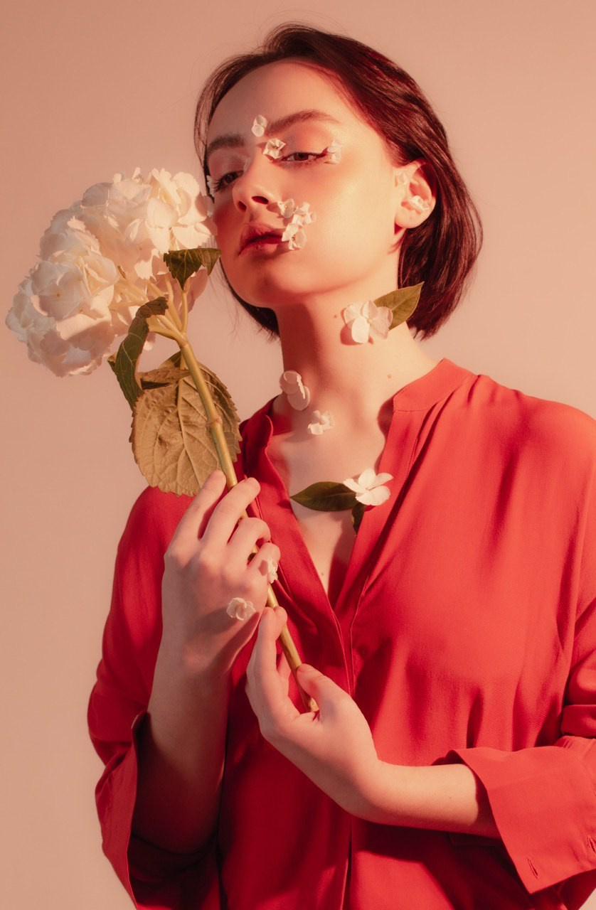 Girl with flowers. Визажист Санкт-Петербург / Москва Ксения Токарева