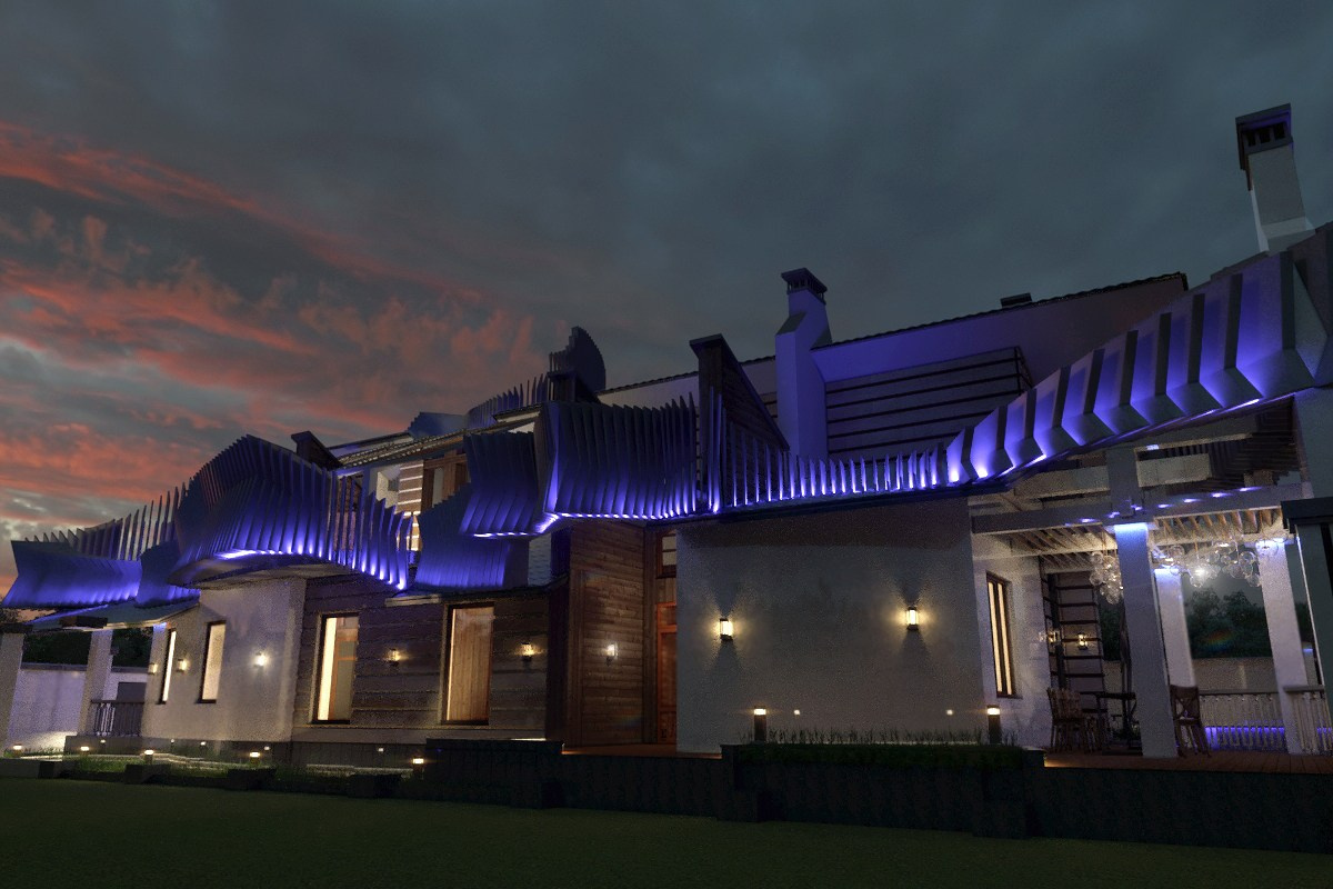 Проект частного дома в деревне Михалково