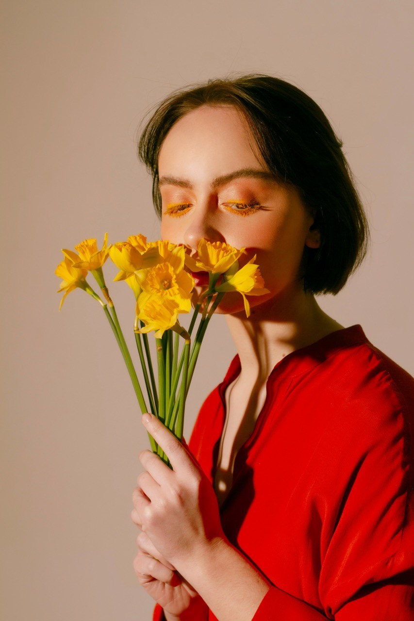 Girl with flowers. Визажист Санкт-Петербург / Москва Ксения Токарева