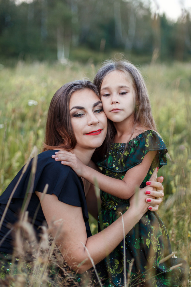 Семья Ковалёвых. Вечерние краски лета. Фотограф в городе Томске. Жданова Олеся