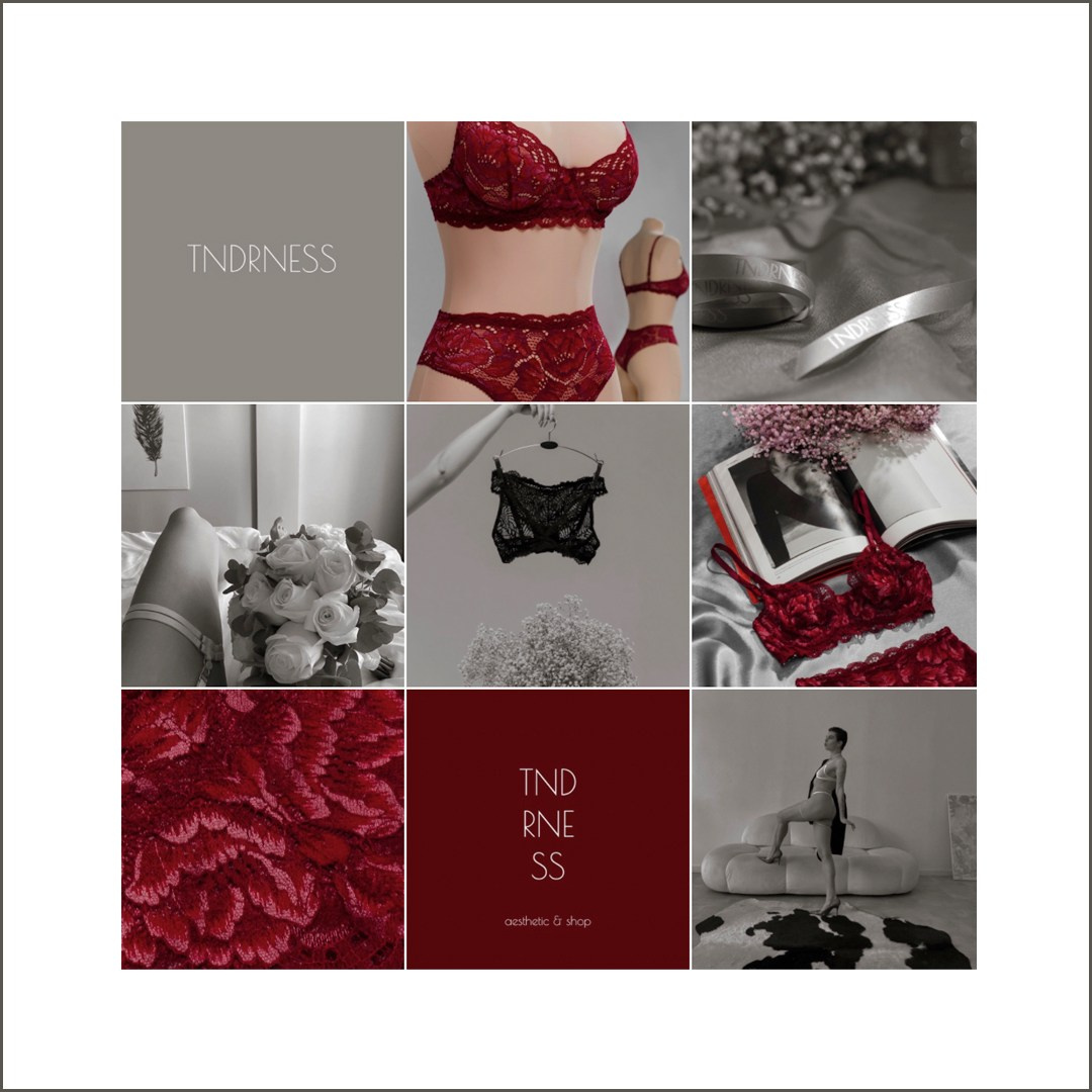 Визуал для бренда белья. Фотограф Кристина Берг