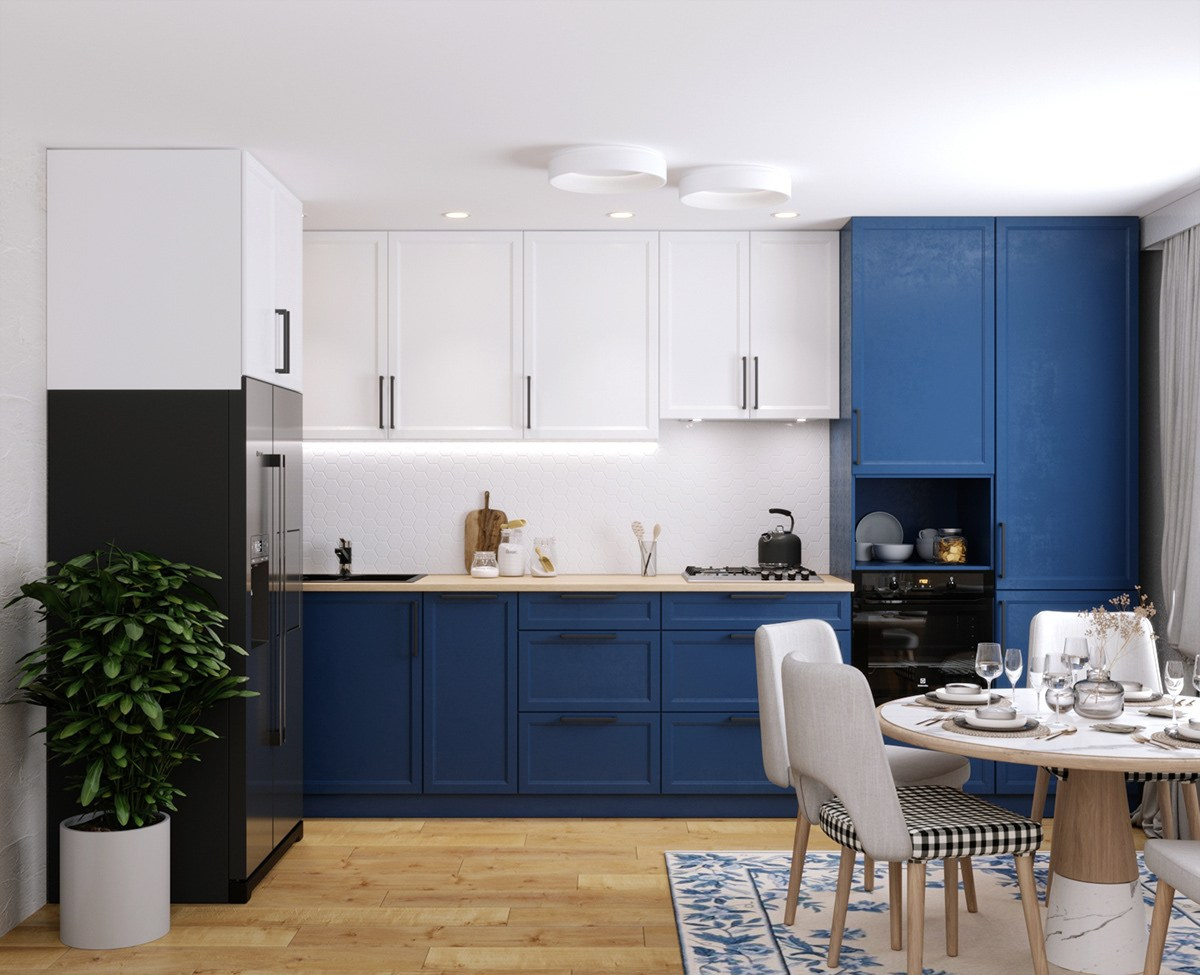 Визуализация кухонь для мебельного магазина «Флагман». Заказать 3d визуализацию интерьеров — Дарья Веденёва