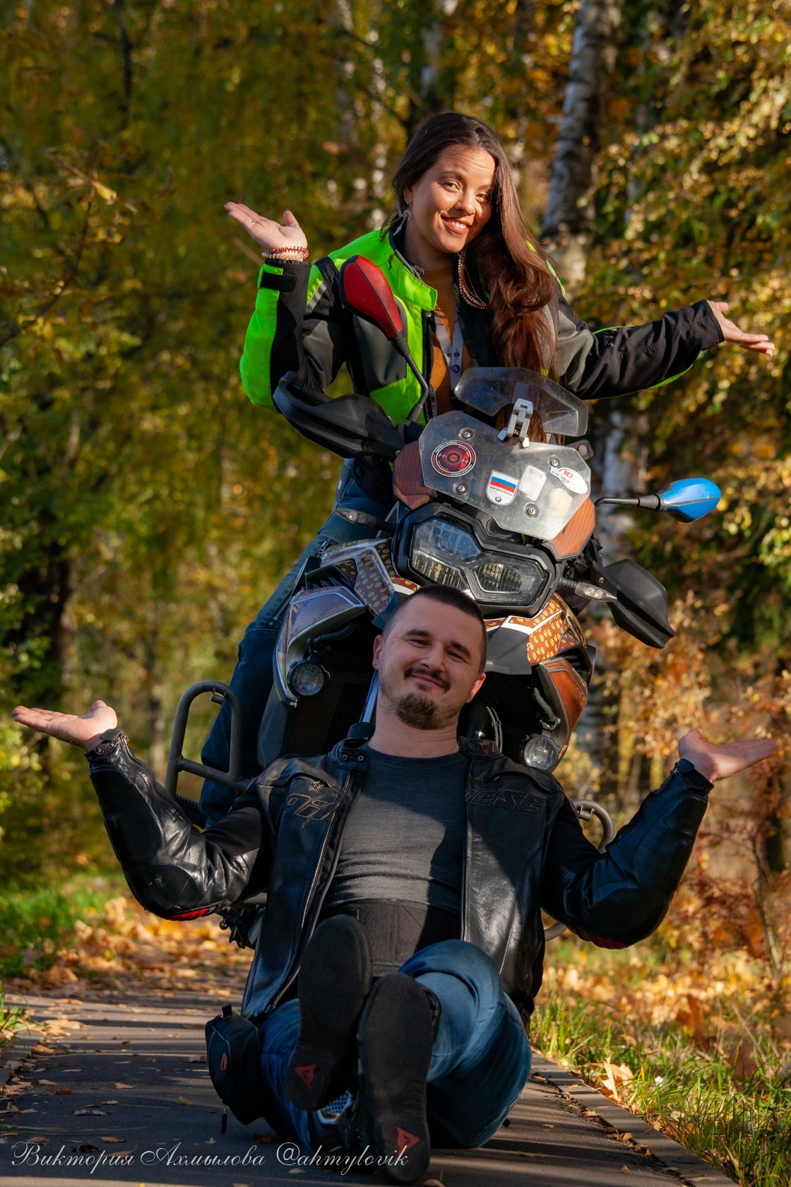 Маша Печенька (BMW GS1200). Виктория Ахмылова. Фотограф в Москве