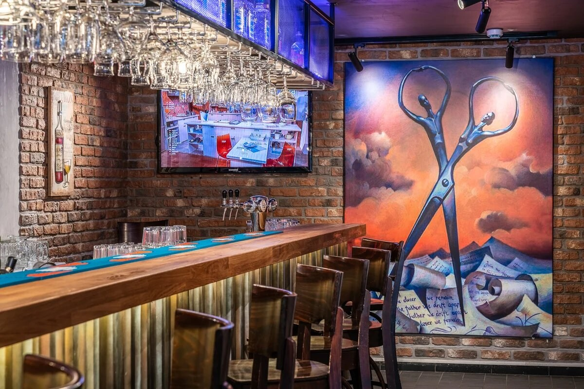 Ресторан-бар «Дали» г. Санкт-Петербург. Батракова Наталья дизайнер интерьеров Санкт-Петербург Москва Архангель