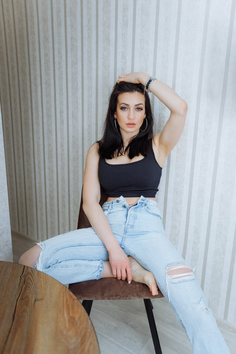 Домашние фотосессии, вместо фотостудии, светлая квартира