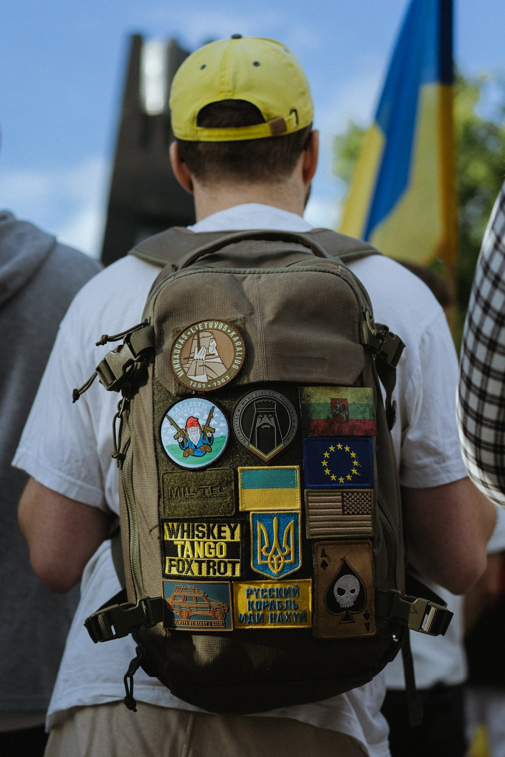 Ukraine — NATO. Photographer in Vilnius