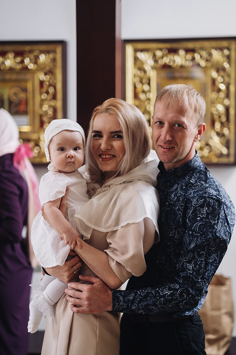 Крещение Ангелина Сергей Агата. Свадебный и семейный фотограф в Казани и Зеленодольске Ланочкин Илья