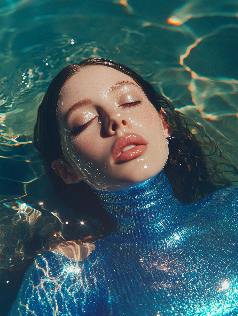 Holographic Drift: A Liquid Elegance. TENZO | Creative Producer / Art Director