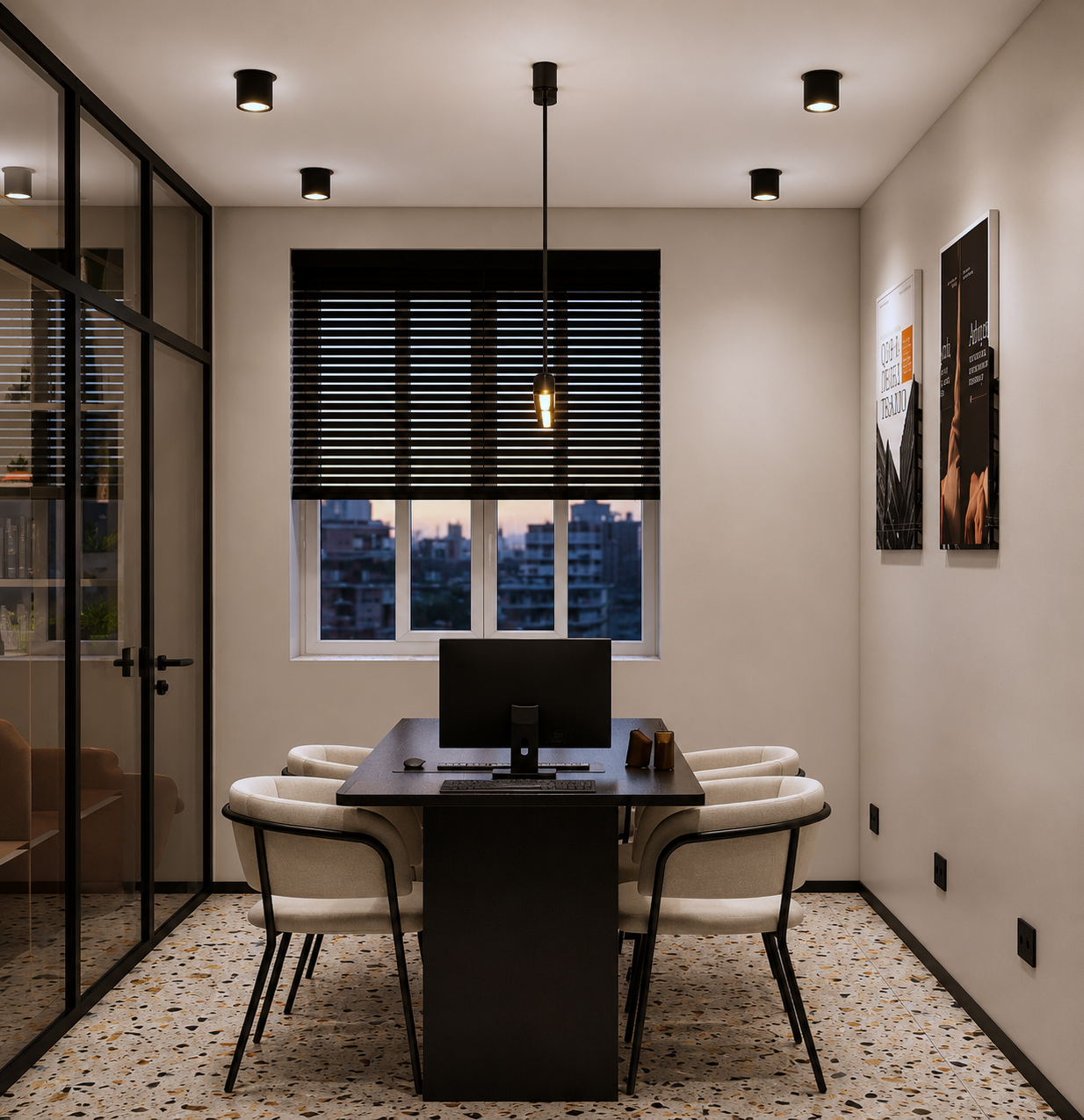 Project Офис 68 m². Дизайнер интерьера