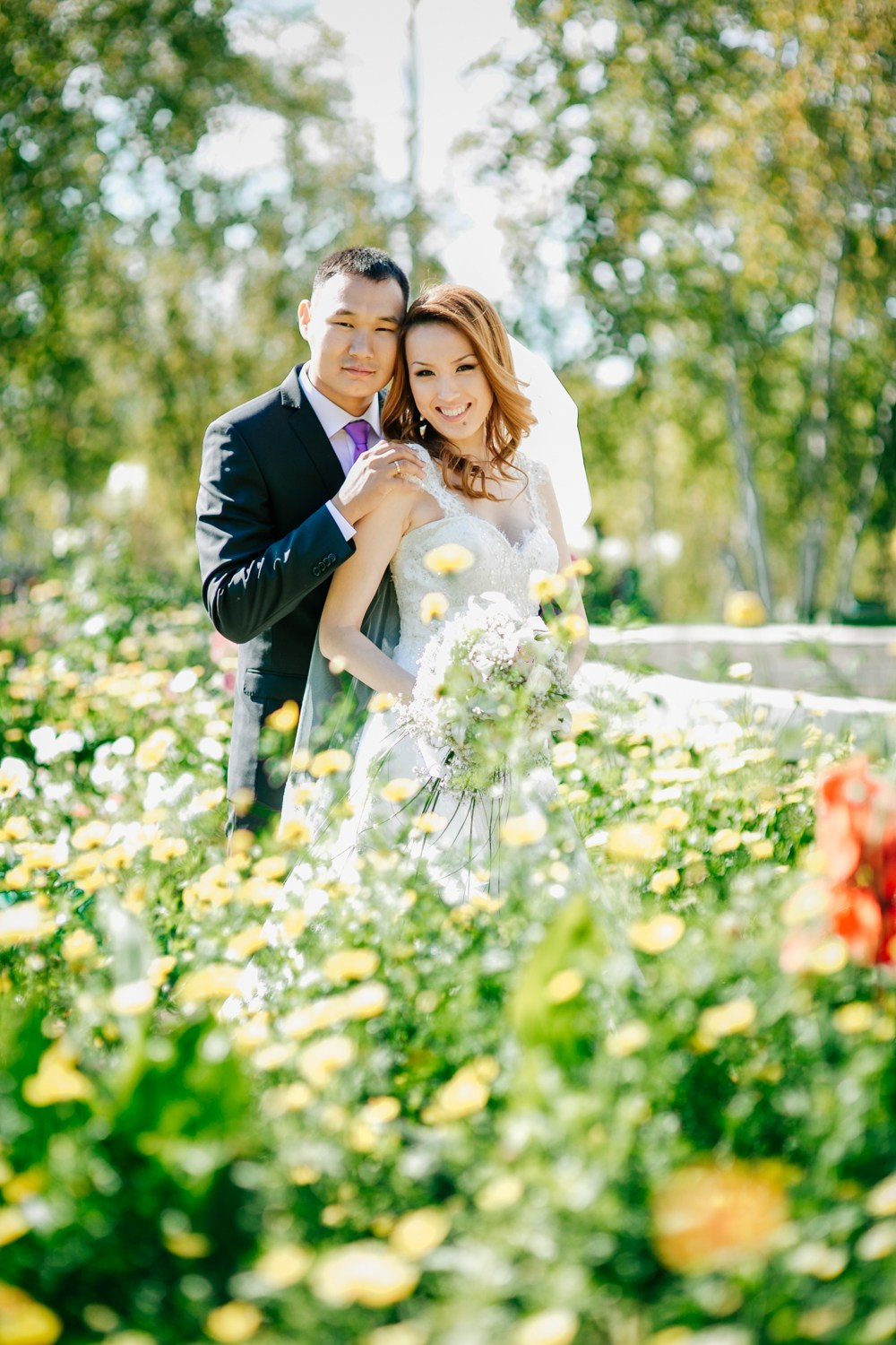 Летнее свадебное фото. Фотограф Надежда Куин, Якутск