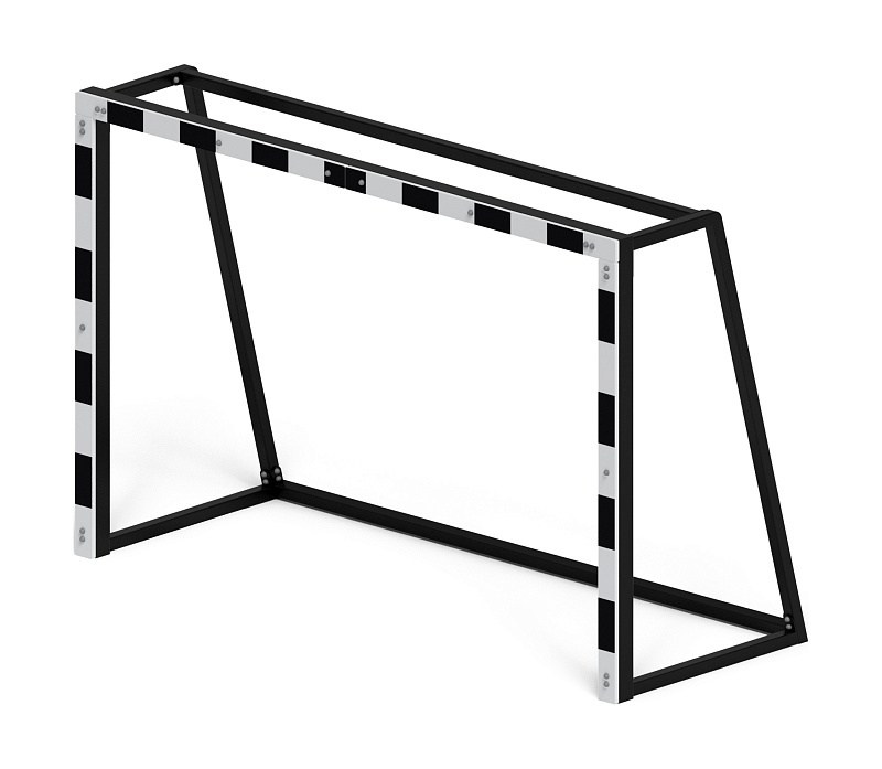 Ворота мини футбольные (черные) (с креплением сетки) - СО 2.60.04-01 Габариты (ШхДхВ): 3200х1270х2100