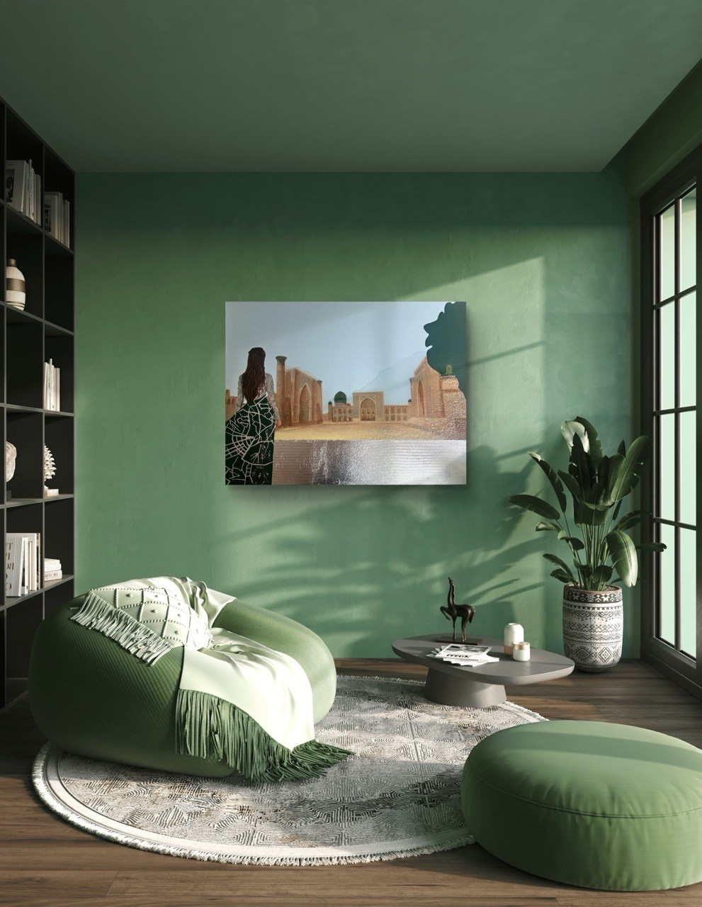 Серия «Волшебница Изумрудного Востока». Картины пейзаж