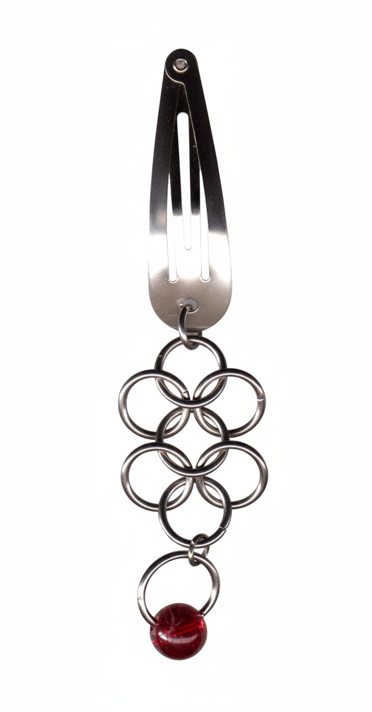 Заколки из кольчуги. Украшения из кольчуги в Москве Соня Спросонья