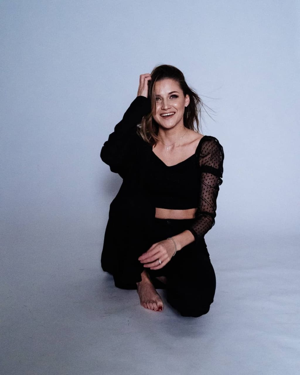 Albina Maklakova in the studio. New York photographer RINAT SHAHMETOV in New York city