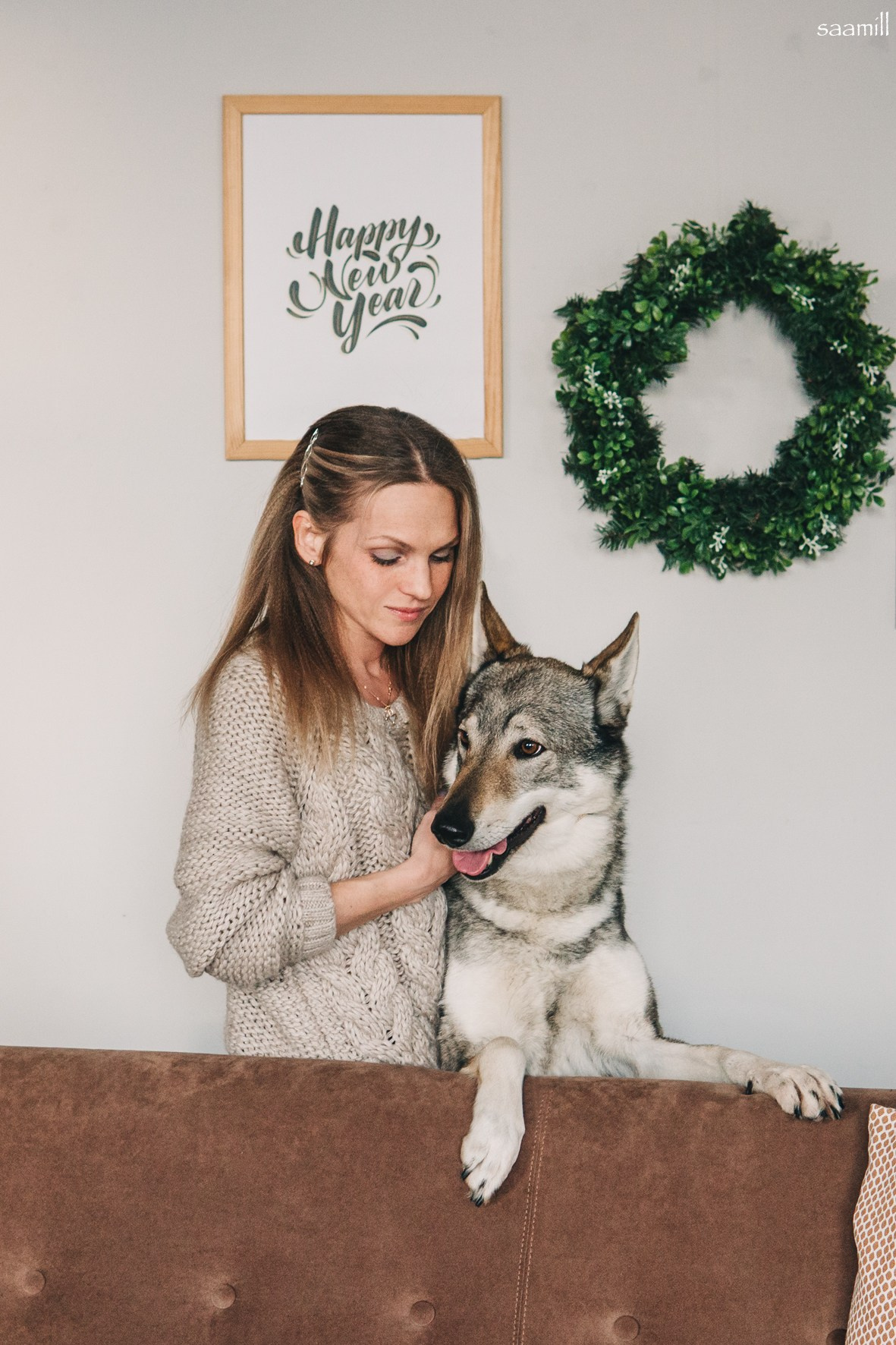 Life with dog. Saamill