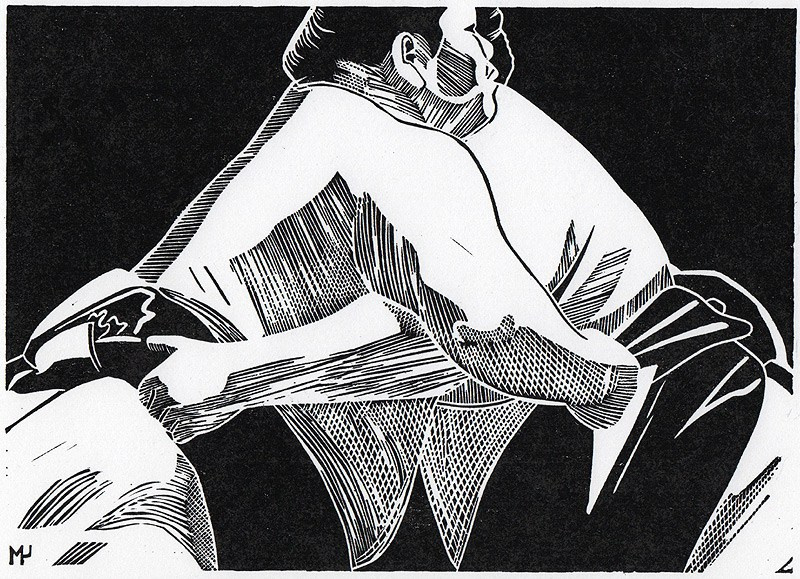 Серия линогравюр Grand Sumo Highlights  по мотивам турниров сумо. Авторская линогравюра, ручная печать на бумаге Ватман Гознак. 大相撲