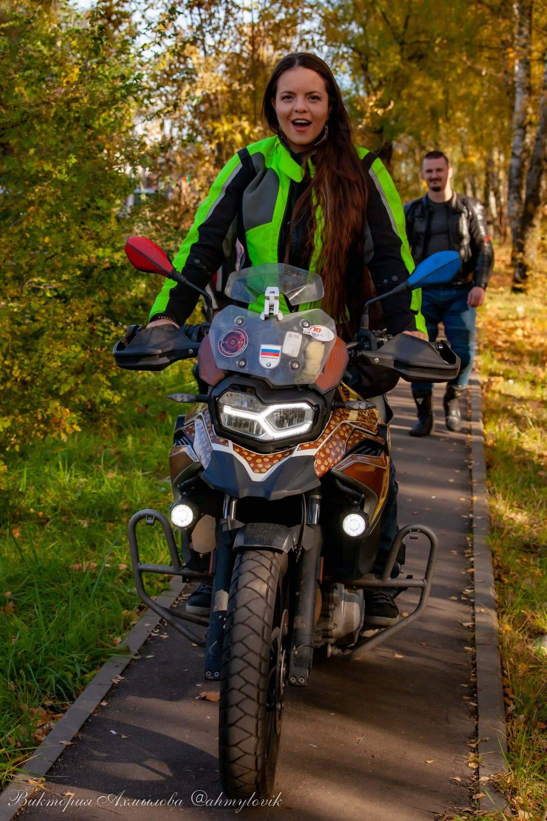 Маша Печенька (BMW GS1200). Виктория Ахмылова. Фотограф в Москве