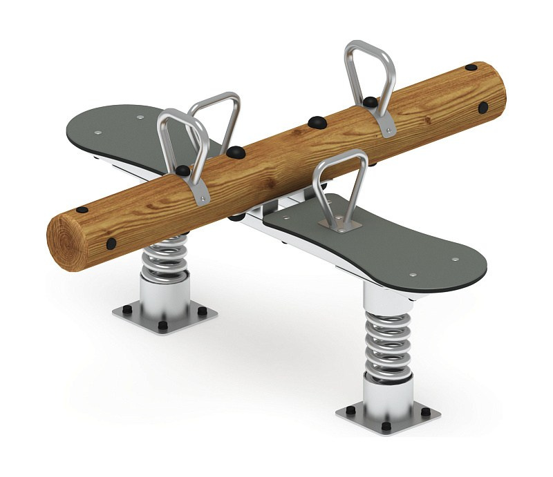 Качалка-балансир на двух пружинах (Лиственница темный) ИО 23.24.01-Л.И1.01 Габариты (ШхДхВ): 1500х1500х820 Зона безопасности, мм: 4500х4500 Возрастные ограничения 4-8 лет