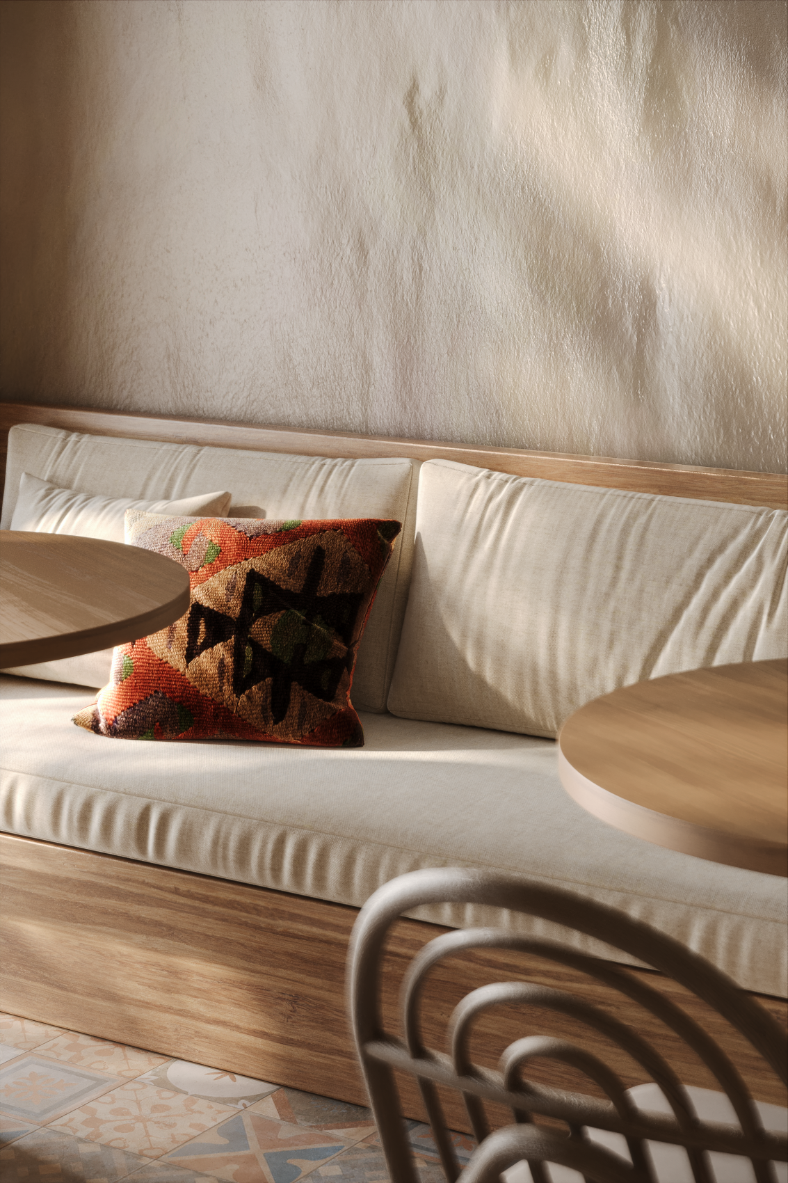 Кафе-магазин в южном стиле. Дизайн интерьера в Крыму