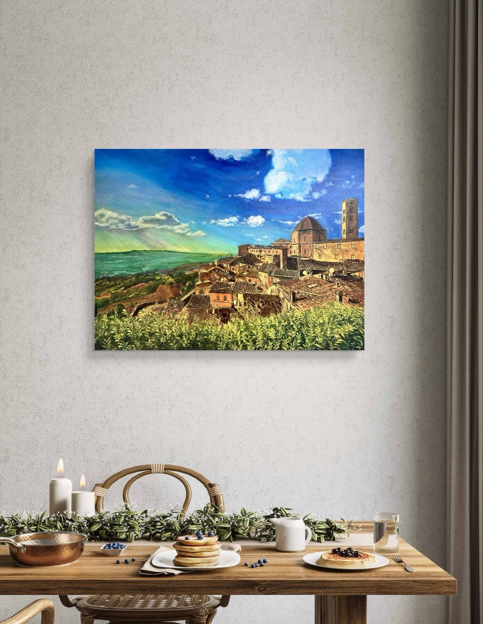 Серия «Города — великие творения рук человеческих». Картины пейзаж