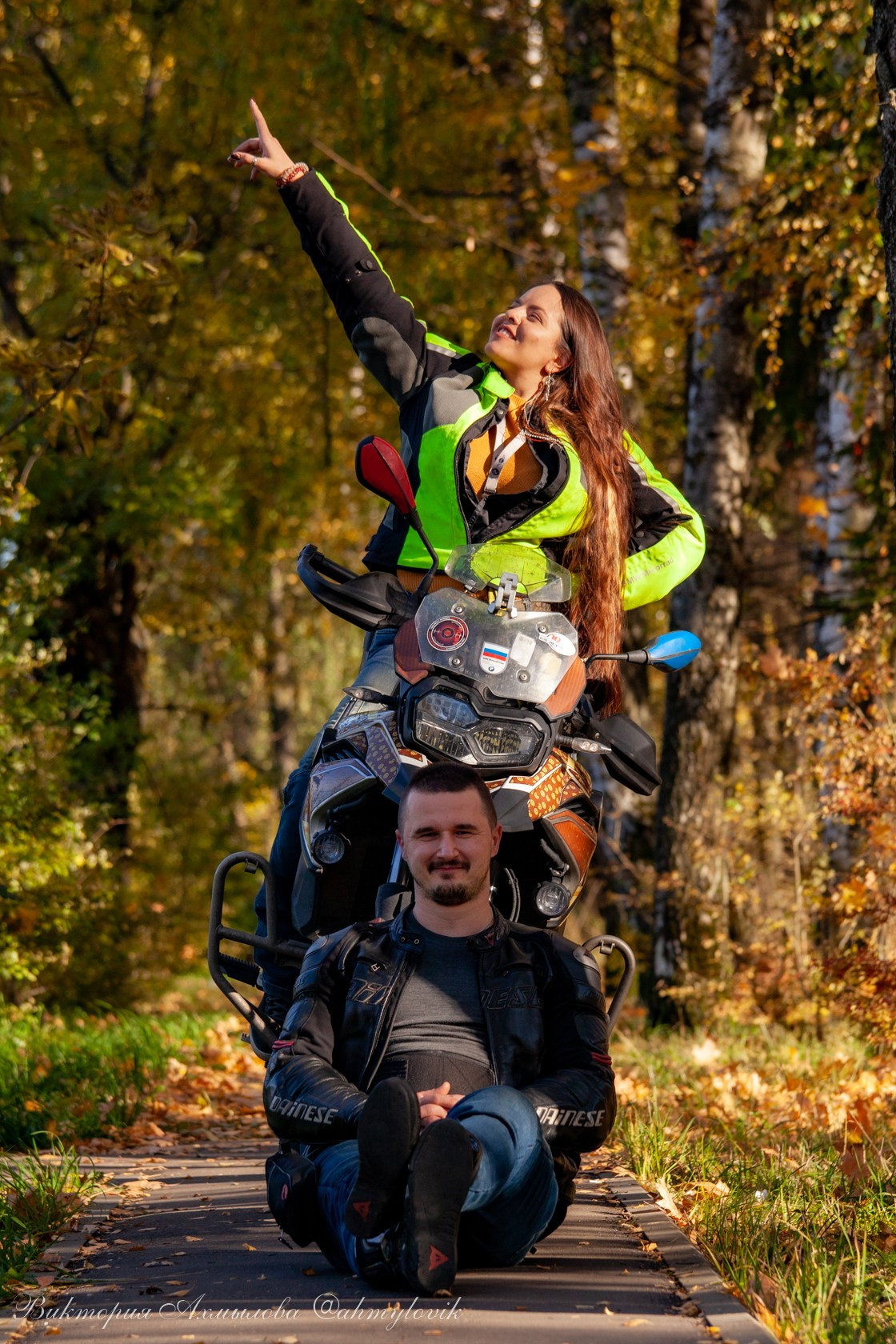 Маша Печенька (BMW GS1200). Виктория Ахмылова. Фотограф в Москве