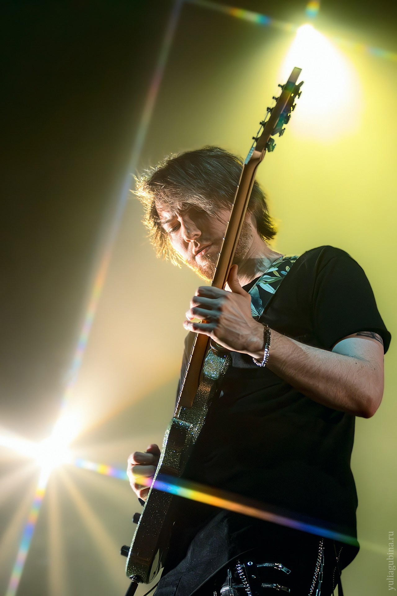 Павел Кузин, гитара. Концерт группы ROCK PRIVET в Москве, 12.04.24, 1930 Moscow