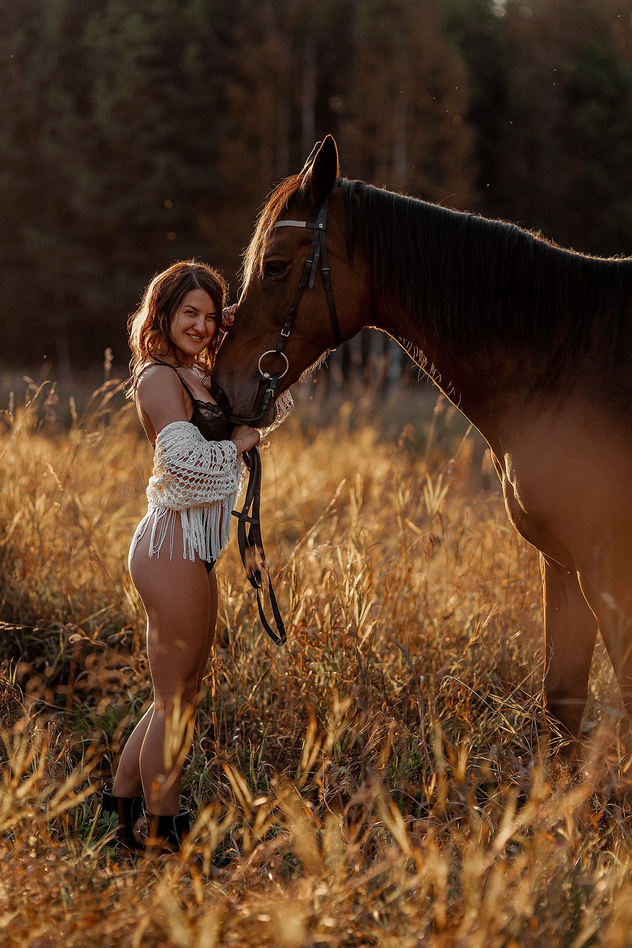 Фотосессия с лошадью. Семейный и женский фотограф Екатеринбург • Елена Москаленко