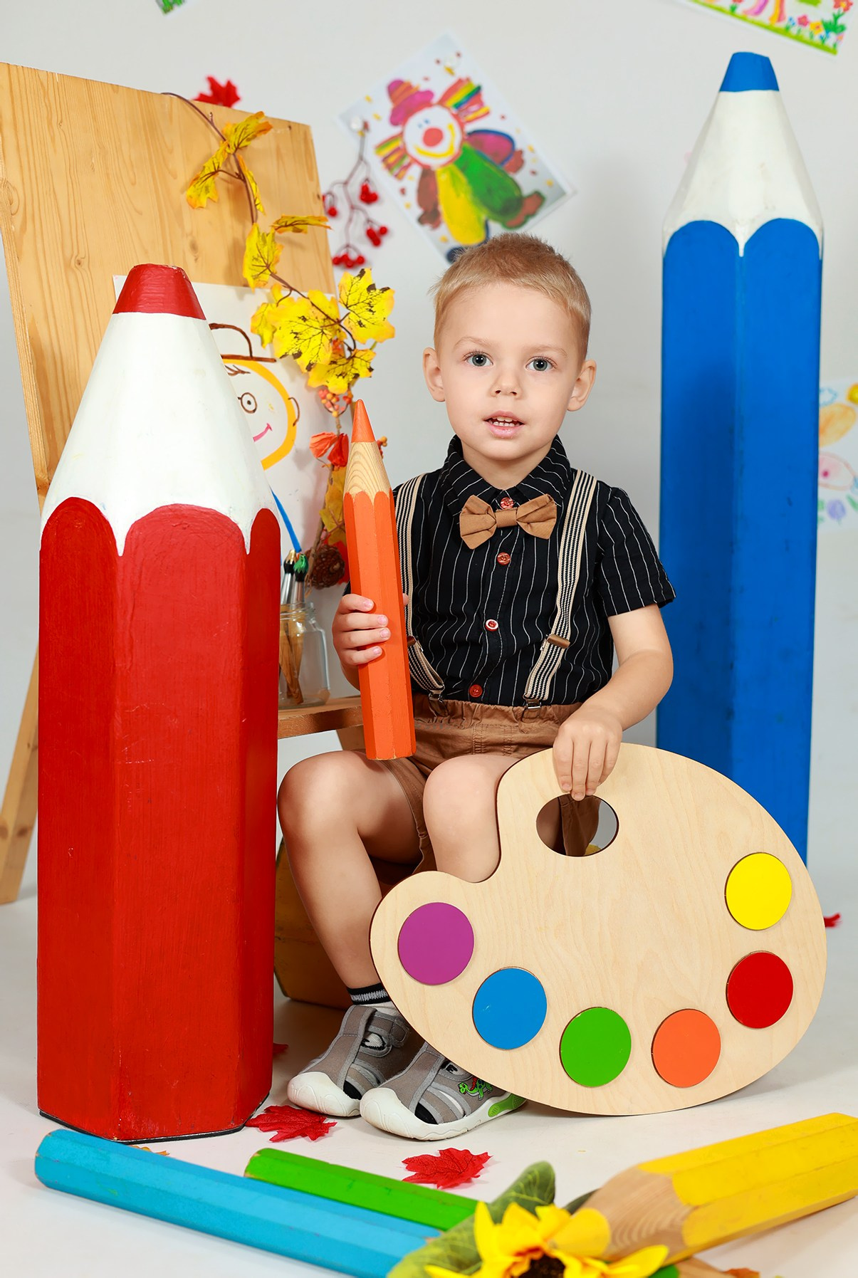 Краски осени. Выпускные альбомы в Иваново в детский сад и школу. Александр и Светлана Янкины