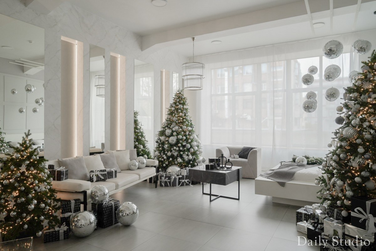 Новогодние декорации 2024-2025. Фотограф Виктория Юленкова