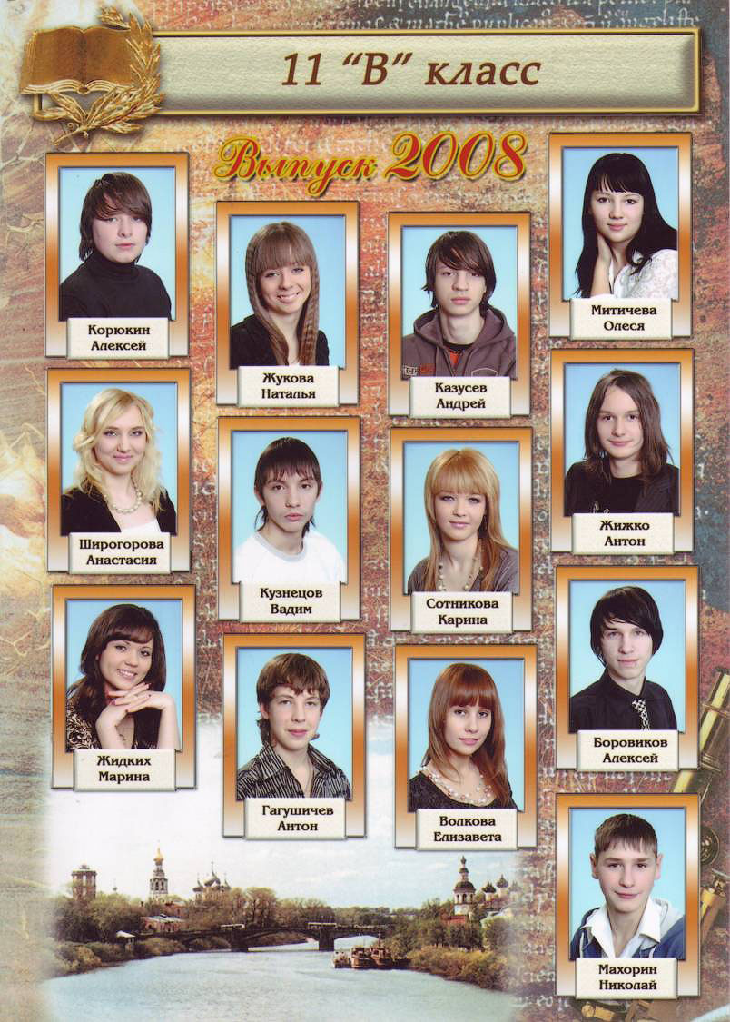 Выпуск 2008 |11-В