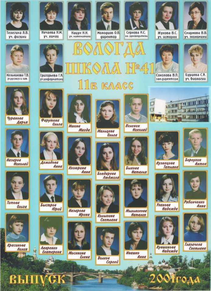 Выпуск 2001 |11-В