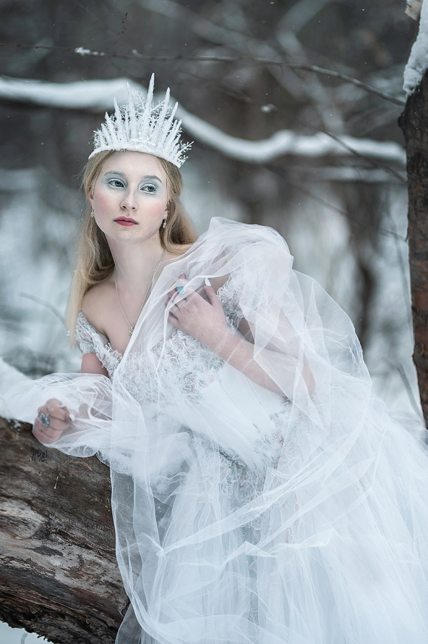 Снежная королева. Свадебный и семейный фотограф в Туле Ксения Сильвер