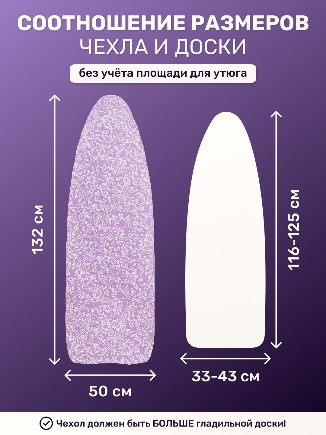Чехлы для гладильных досок